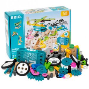 Brio Builder - stavebnice sada s motorem - 120 ks