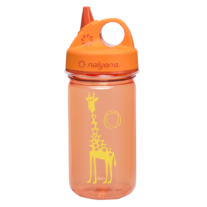 Dětská lahev na pití Nalgene Grip´n Gulp - Orange Girafee