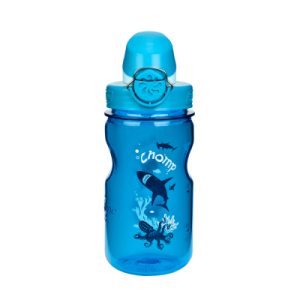 Dětská lahev na pití Nalgene On The Fly Kids - Blue with Shark