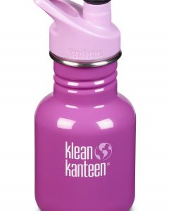 Dětská nerezová lahev Klean Kanteen Kid Classic w/Kid Sport Cap 3.0 - bubble gum 355 ml