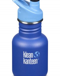 Dětská nerezová lahev Klean Kanteen Kid Classic w/Kid Sport Cap 3.0 - surfs up matte 355 ml