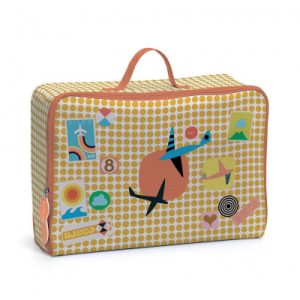 Dětský textilní kufr - cestovatel