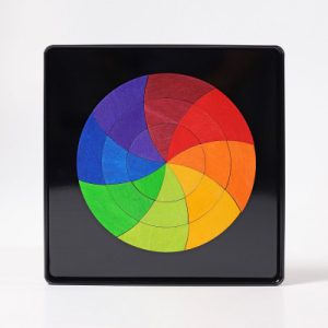 Grimm's - Magnetické puzzle - barevné kruhy - 24 ks