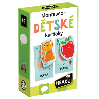 HEADU: Montessori dětské kartičky