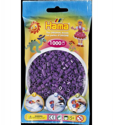 Hama Midi - korálky fialové 1000 ks