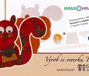 Krasohrátky - Vyrob si veverku Terku