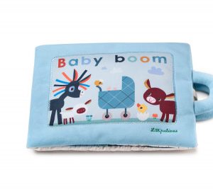 Lilliputiens - textilní didaktická knížka - Baby Boom