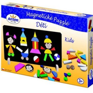 Magnetické puzzle - děti