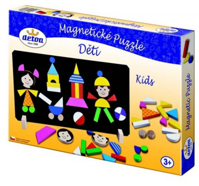 Magnetické puzzle - děti