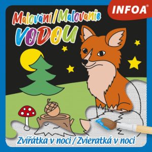 Malování vodou - Zvířátka v noci