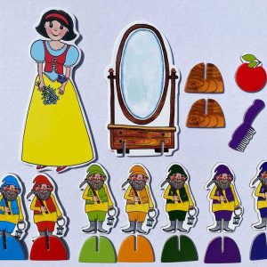 Marionetino - Loutky a rekvizity - Sněhurka a sedm trpaslíků