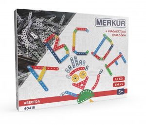 Merkur - Abeceda s magnetickou podložkou - 616 ks