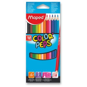 Pastelky Maped Color'Peps - 12 barev