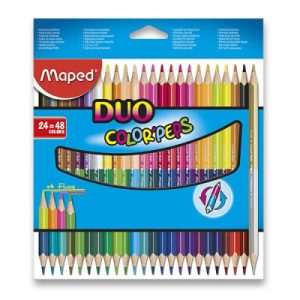 Pastelky Maped Color'Peps Duo - oboustranné pastelky