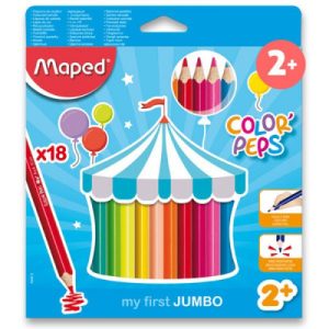 Pastelky Maped Color´Peps Jumbo - 18 barev