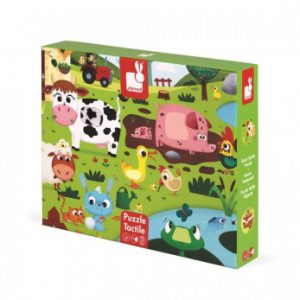 Puzzle hmatové - Zvířátka na farmě - 20 ks