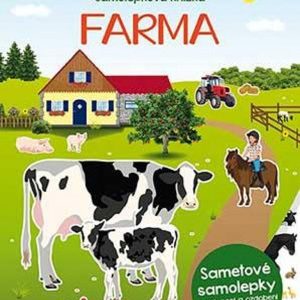 Sametová samolepková knížka - Farma