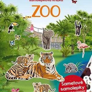 Sametová samolepková knížka - ZOO