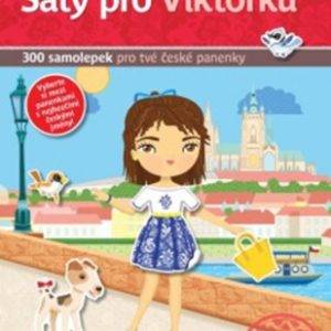 Šaty pro Viktorku - kniha samolepek pro tvé české panenky