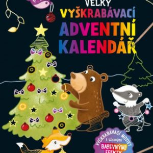 Velký vyškrabávací adventní kalendář