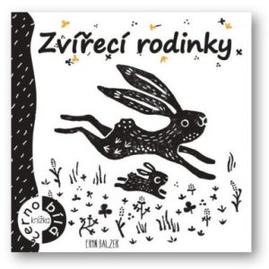 Zvířecí rodinky - černobílá knížka