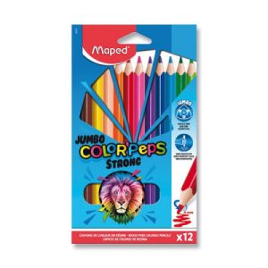 Pastelky Maped Color'Peps Strong Jumbo - 12 barev