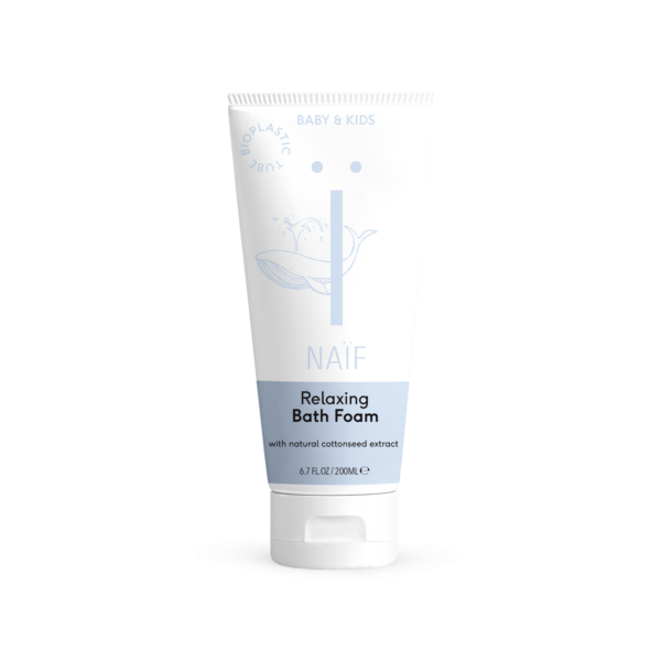 NAIF Relaxační pěna do koupele přírodní 200 ml