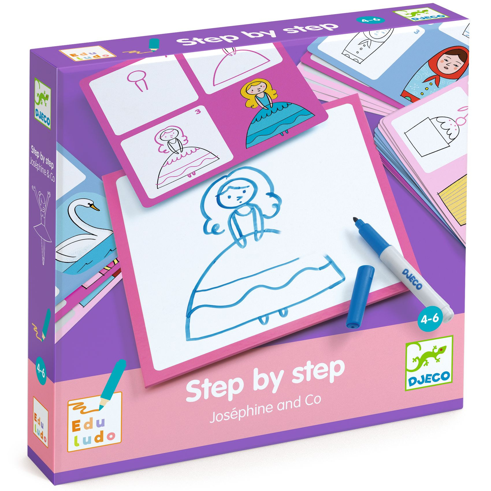 Eduludo - Malování krok za krokem - Josefína a spol.