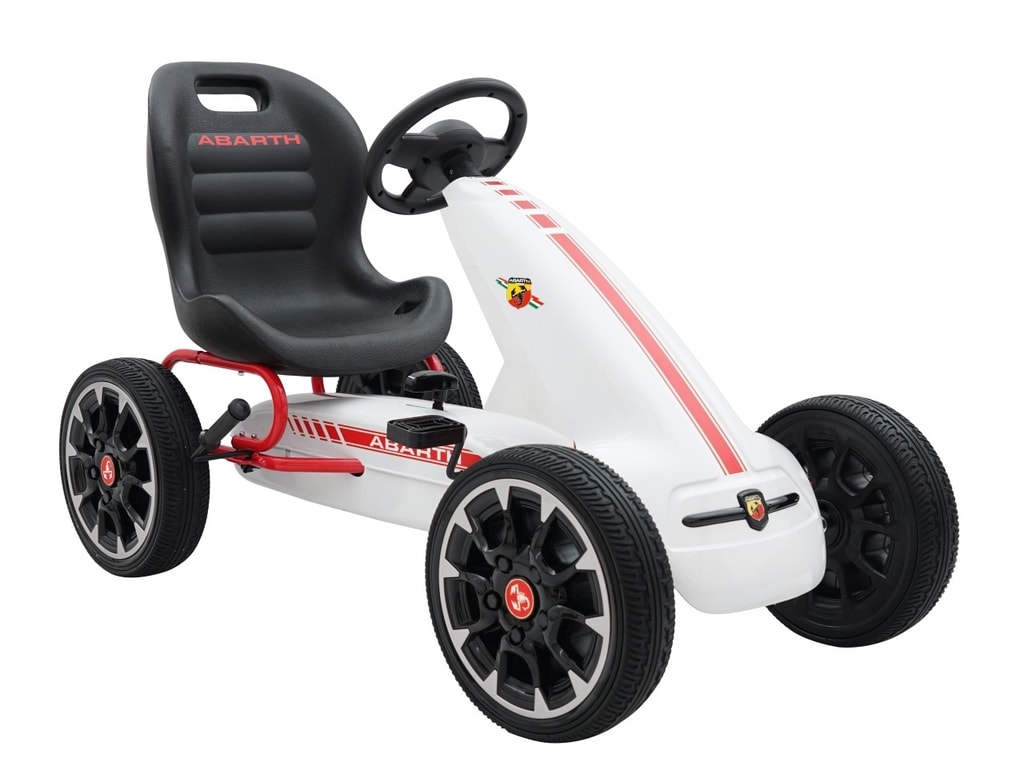 ABARTH šlapací motokára bílá - Obrázek 2