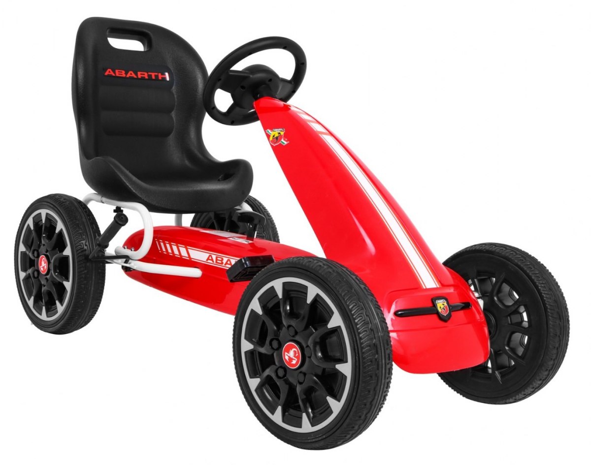 ABARTH šlapací motokára červená - Obrázek 2