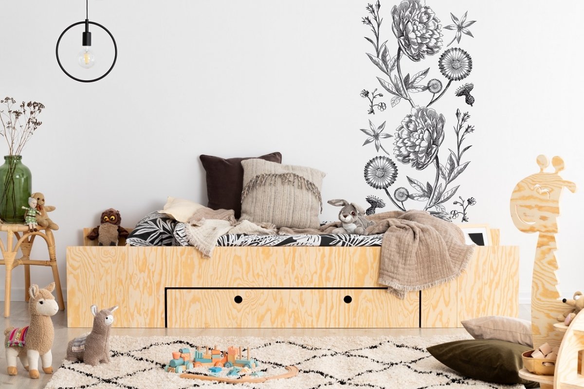 ADEKO MLC Dětská dřevěná postel ADEKO Rozměr: 90 x 200 cm