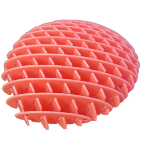 Antistresová elastická senzorická hračka 10 cm růžová