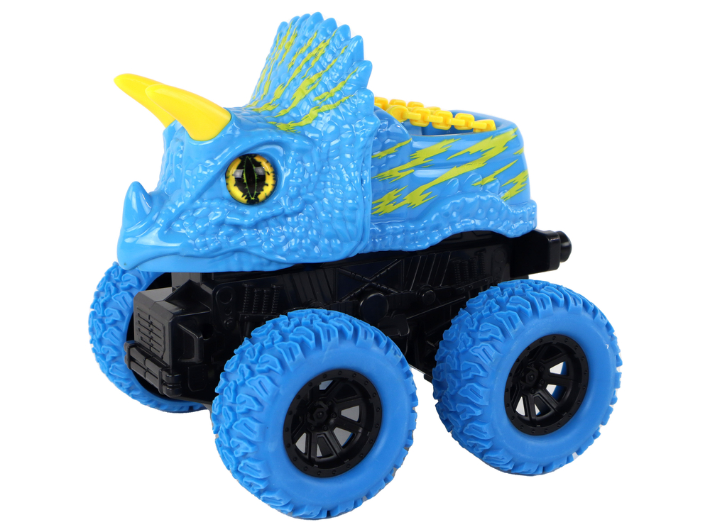 Autíčko Triceratops s třecím pohonem modré - Obrázek 2