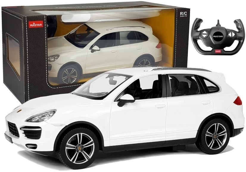 Autíčko na dálkové ovládání R/C Porsche Cayenne 1:14 bílé