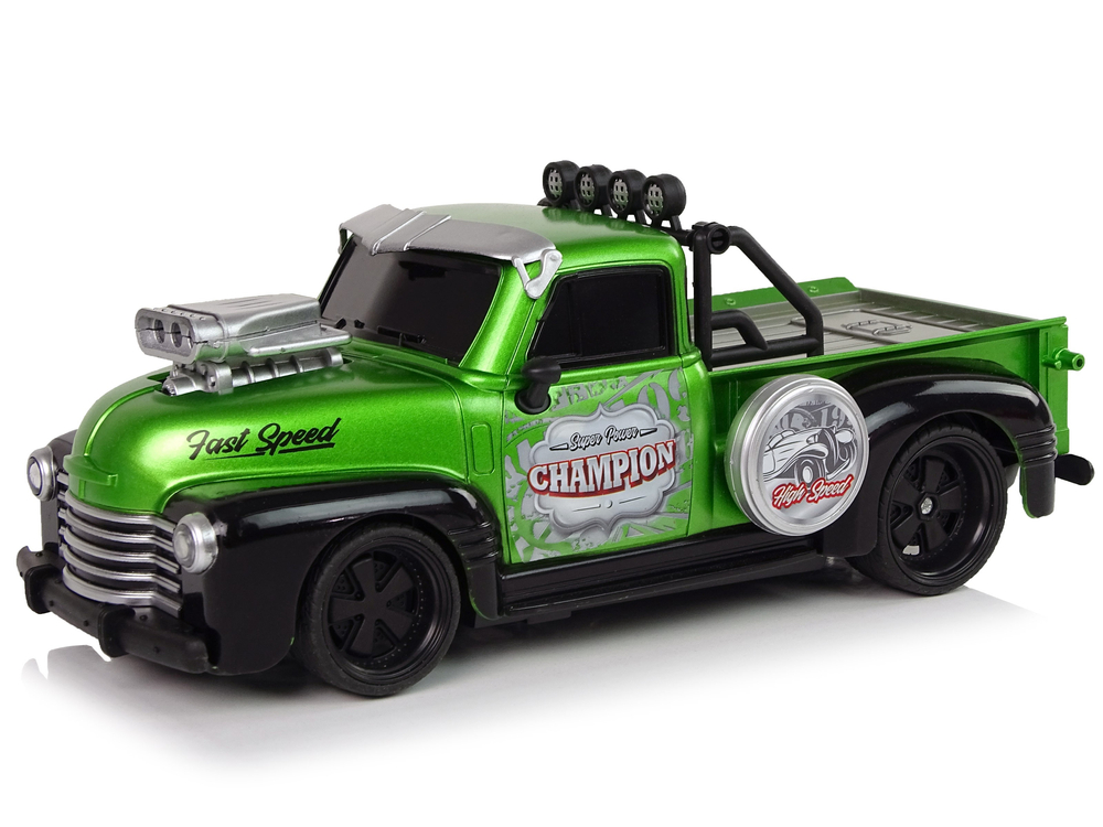 Auto Pick-Up na dálkové ovládání R/C 1:18 zelené - Obrázek 2