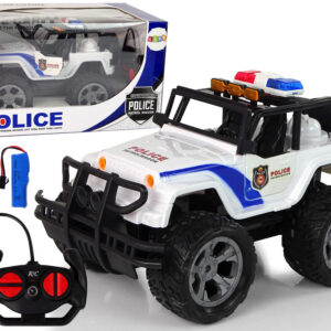 Auto Policie na dálkové ovládání R/C Jeep 1:14