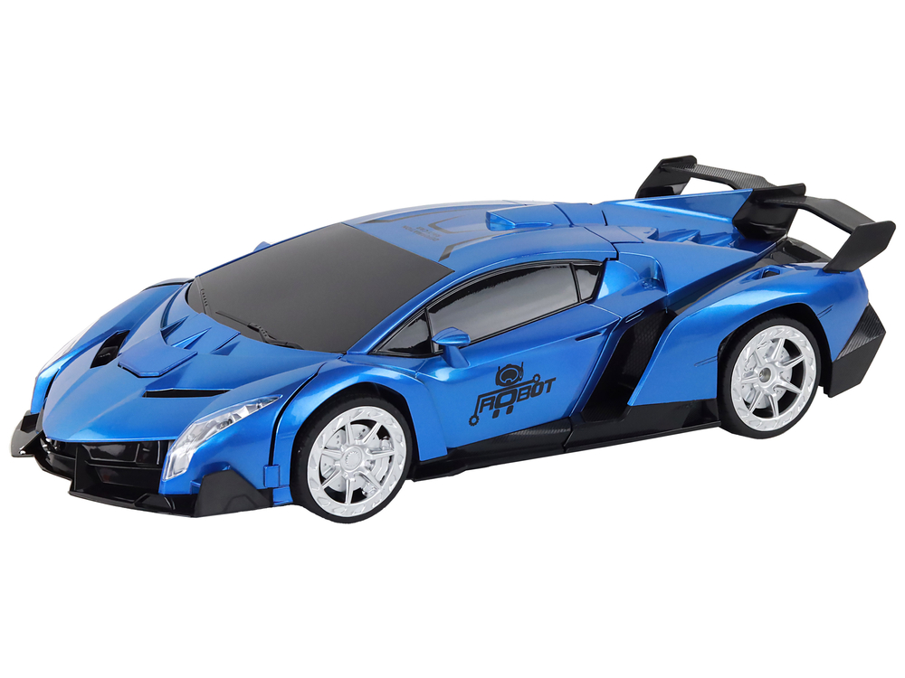 Auto Robot Transformers 2v1 na dálkové ovládání RC 1:10 modrá - Obrázek 2