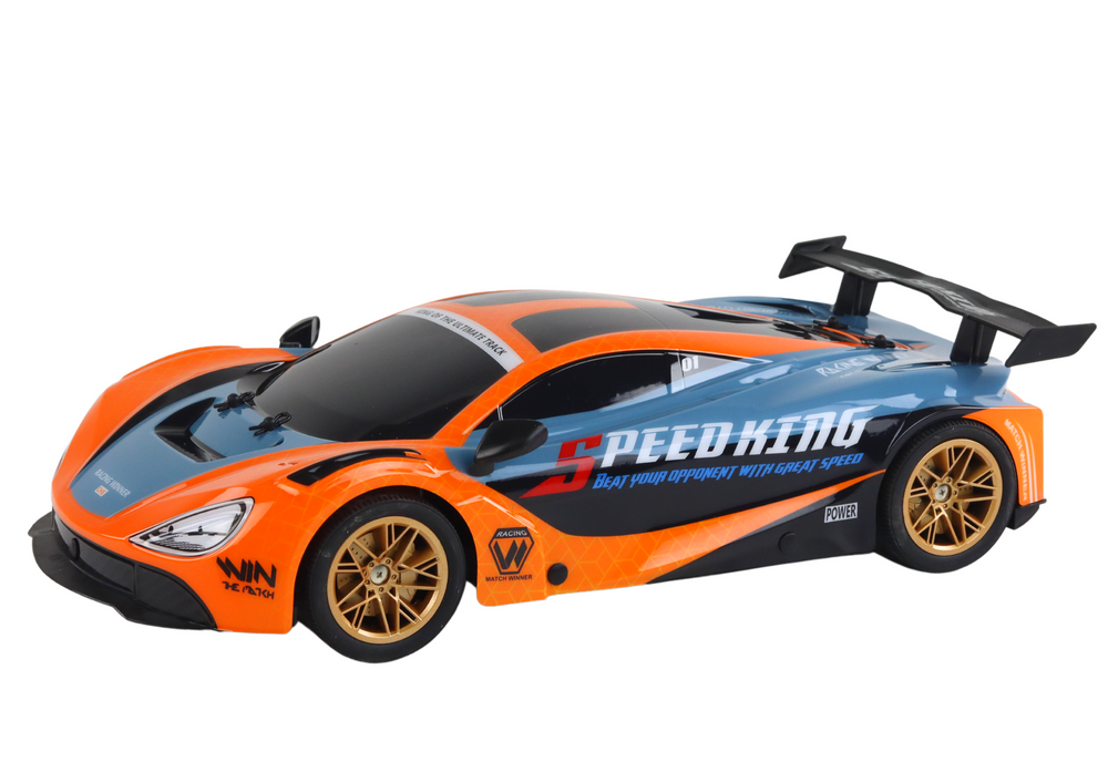 Auto na dálkové R/C ovládání Speed King 1:10 oranžové - Obrázek 2