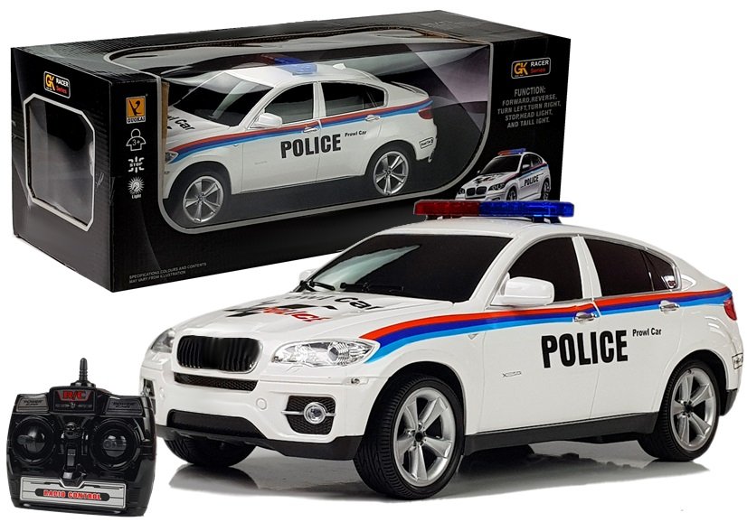 Auto na dálkové ovládání Policie Kupé 1:14 R/C