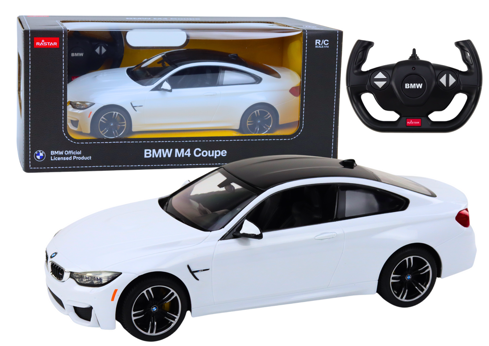 Auto na dálkové ovládání RC BMW M4 Copue 1:14 bílé
