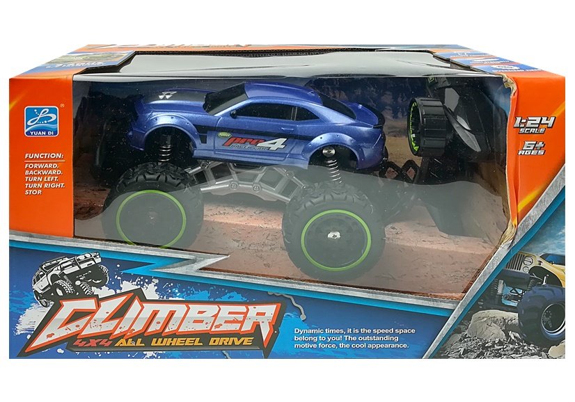 Auto na dálkové ovládání R/C Monster 1:24 modré - Obrázek 2