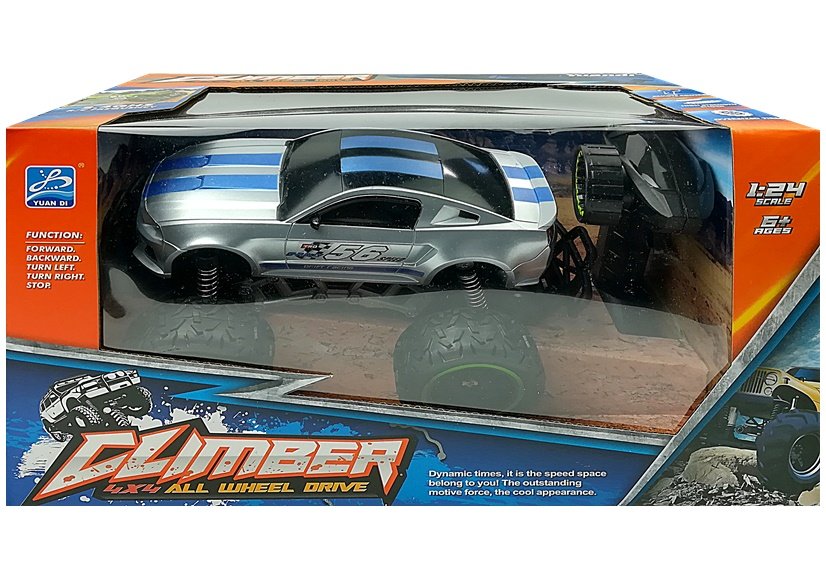Auto na dálkové ovládání R/C Monster 1:24 stříbrné - Obrázek 2