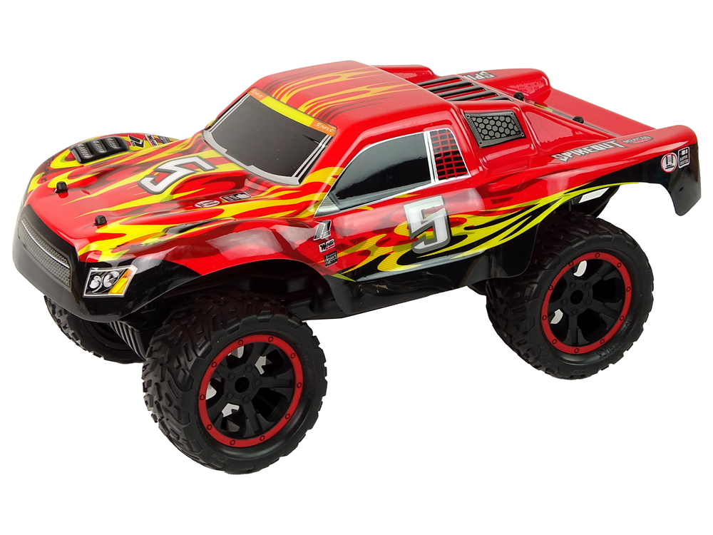 Auto na dálkové ovládání R/C Monster Truck 1:12 červené - Obrázek 2