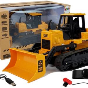 Auto na dálkové ovládání buldozér R/C 1:28 pásová kola
