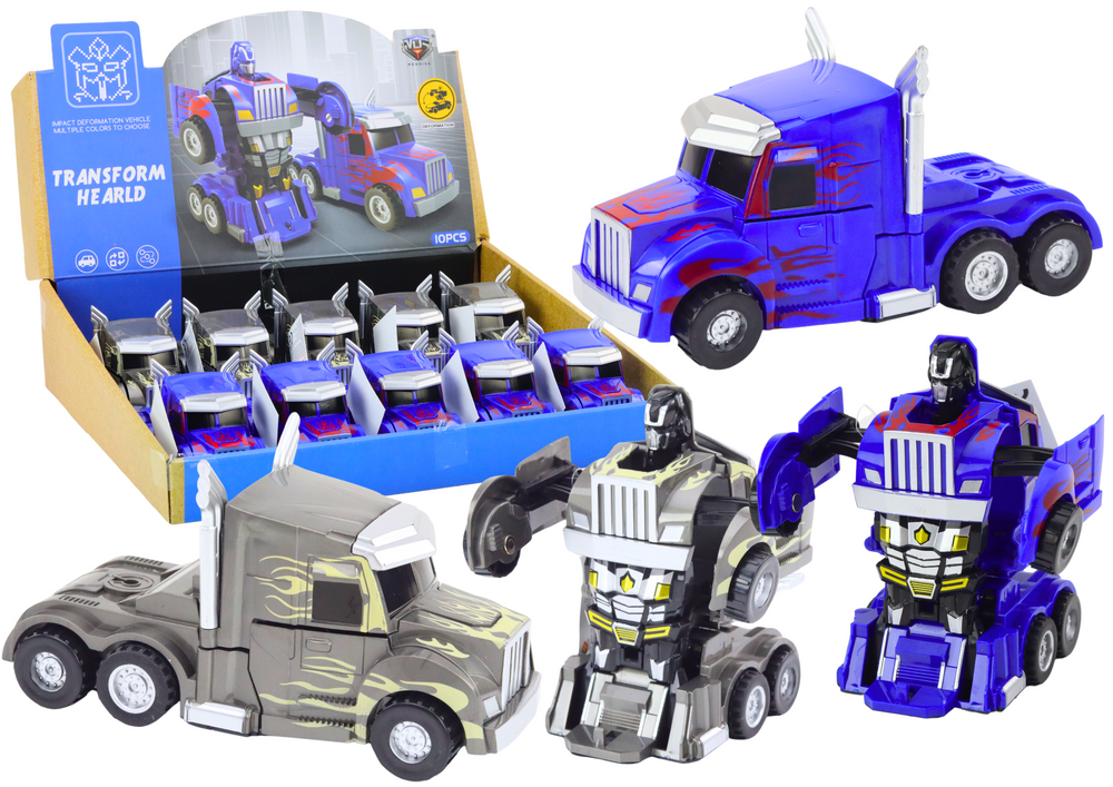 Auto-robot kamion 2v1 Robot 2 barvy
