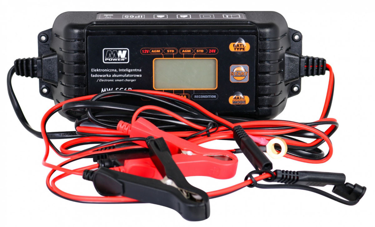 Automatická nabíječka gelových a olověných baterií 12V / 24V - Obrázek 2