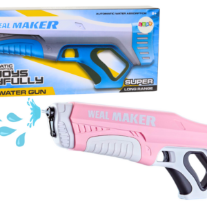 Automatická vodní pistole 350 ml růžová