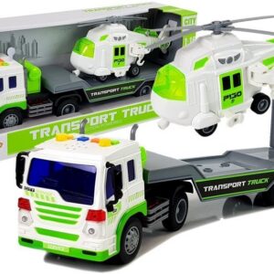 Autotransportér s helikoptérou 1:16