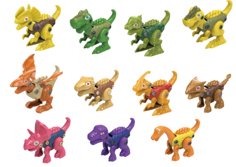 Barevná sada 12 šroubovacích dinosauřích vajec - Obrázek 2