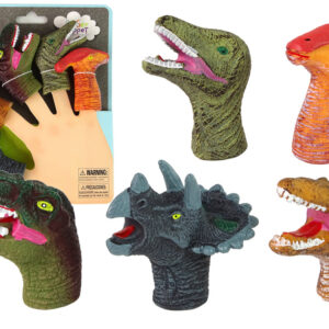 Barevné prstové loutky Dinosauři